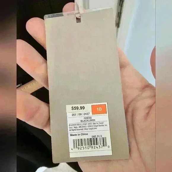 Jason Wu for Target NWT Black Falir Dress with Pockets Size 10 - Picture 4 of 6